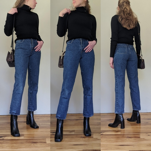 Vintage Classic Denim Blue Jeans - Picture 4 of 4